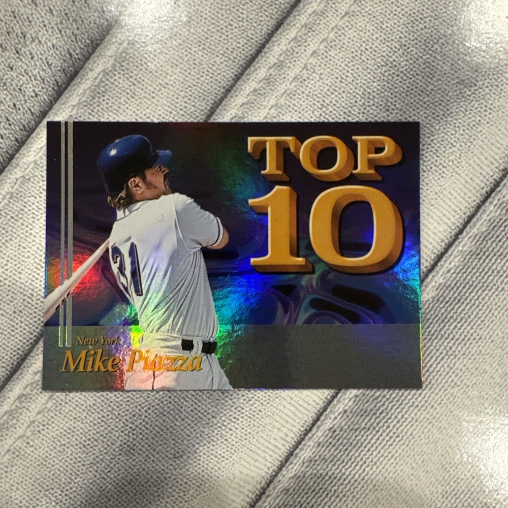 2026 Panini Donruss Decade 90's Pop Culture - Mike Piazza Holo - Top 10 - Mets